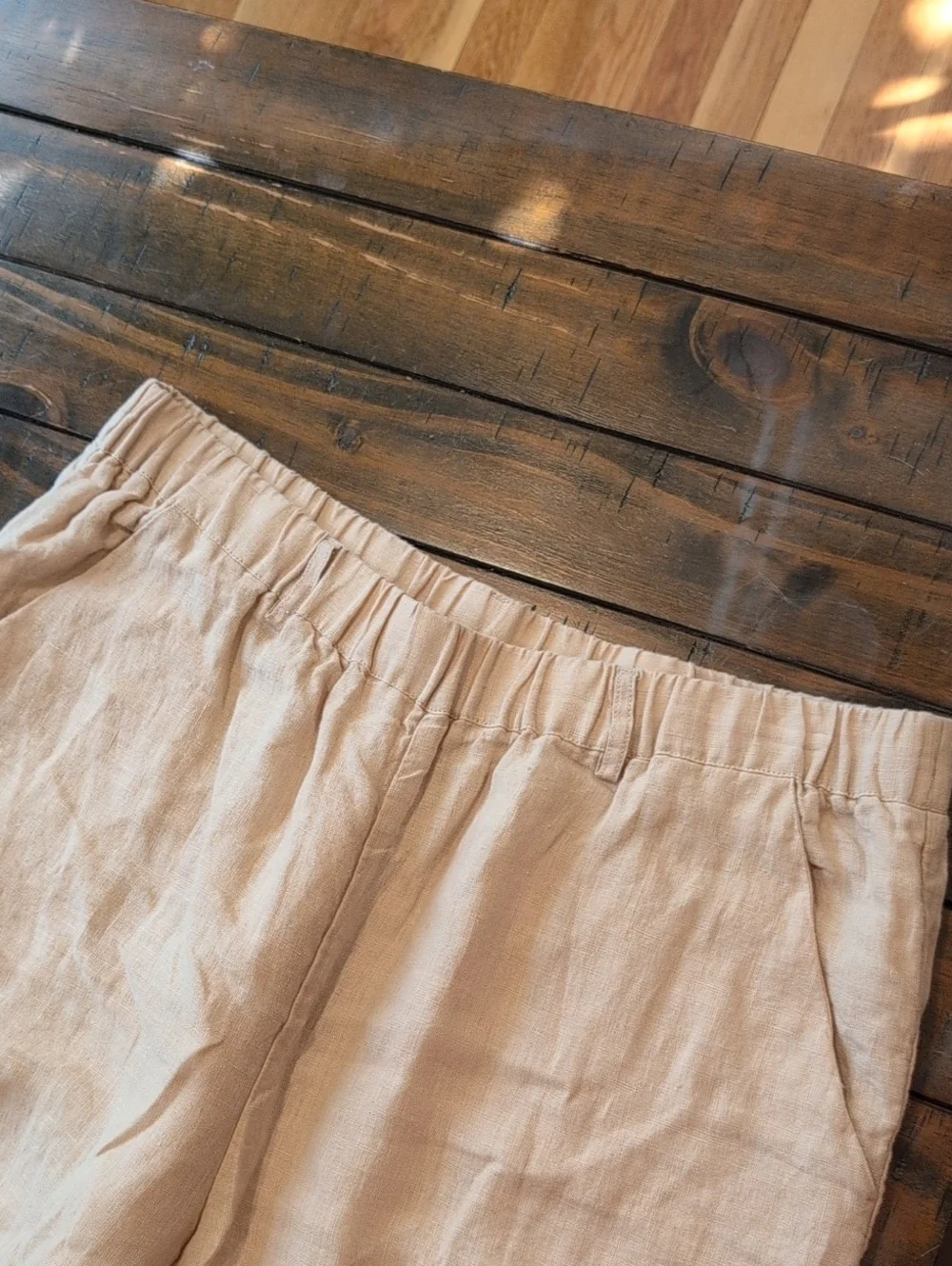 Quince 100% European Linen Pants Driftwood 25